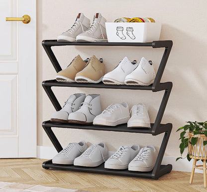 4 Layer Plastic Multi Layer Shoes Rack