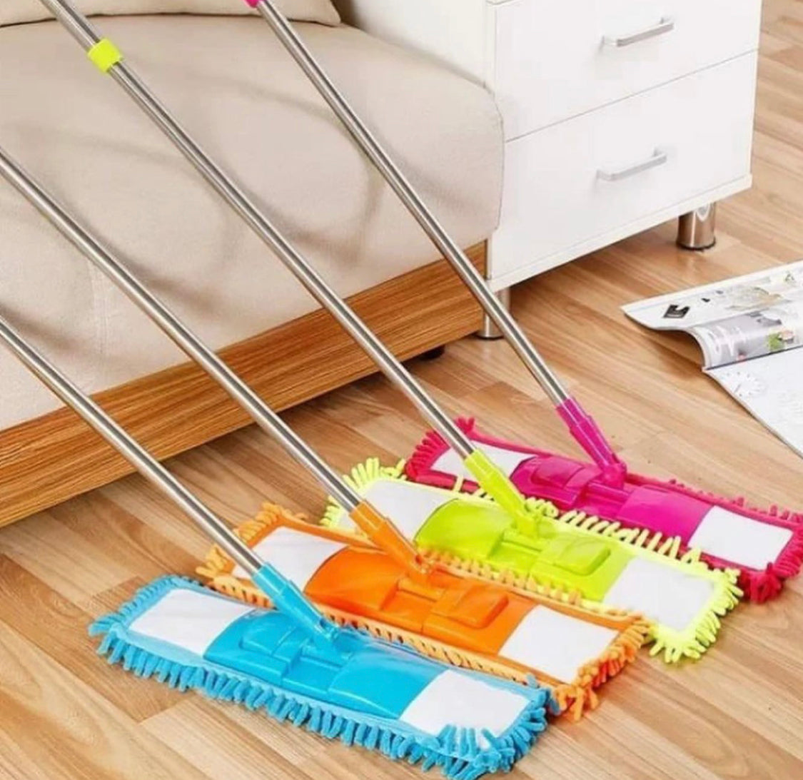 360 Rotation Microfiber Flat Mop