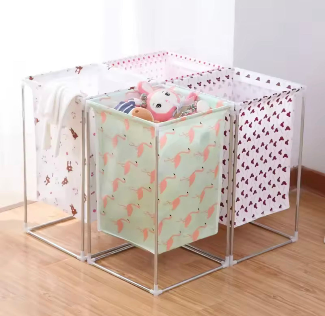 Foldable Waterproof Laundry Storage Basket