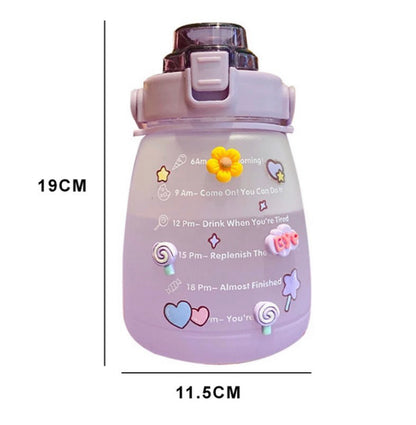 1300ml Large Capacity Water Bottle For Kids School