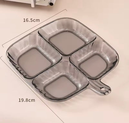 4 Portions Acrylic Tray