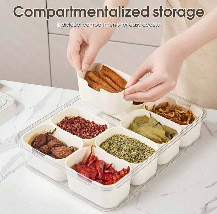 8 Grids Airtight Food Storage Box