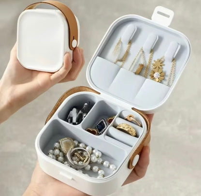 Travel Jewellery Box with Handle