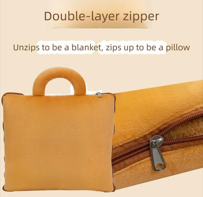 2 in 1 Cushion Travel Blanket for Kids