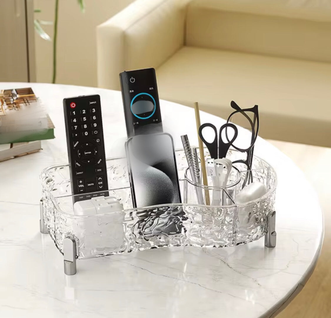 Makeup Vanity Tray with Brush Holder