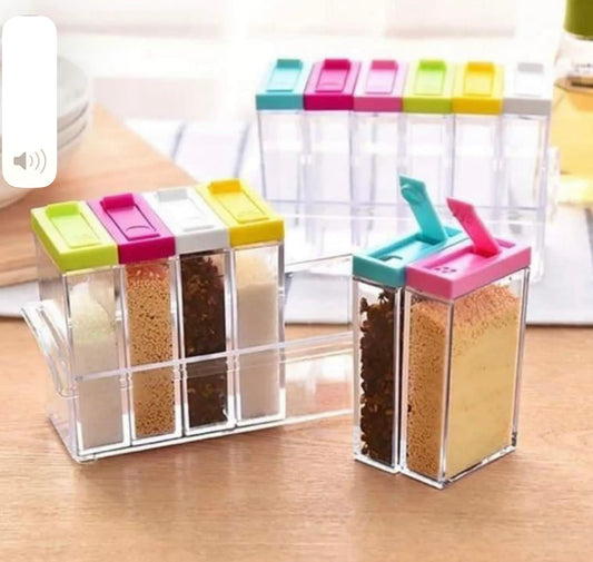 6 Pcs Kitchen Spices Box
