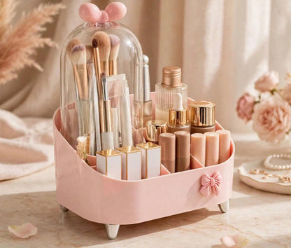 Bow Design Brush Holder with Tray