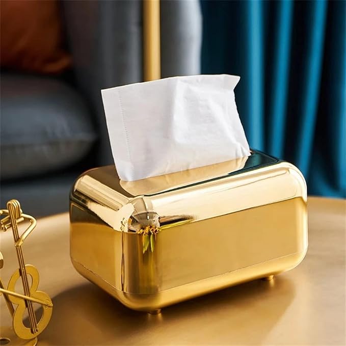 Golden Table Tissue Box – Citystore.pk