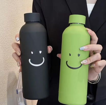 400ml Glass Smile Water Bottle