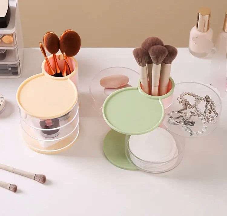 2 in 1 Jewellery and Brushes Organizer
