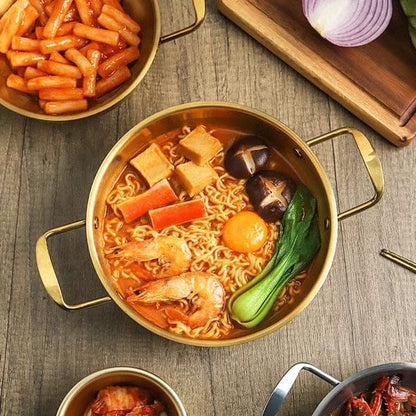 Stainless Steel Pan With Handles Noodles Bowl