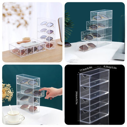4 Layer Dustproof Acrylic Organizer