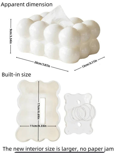 Bow Design Bubble Tissue Box