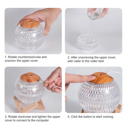 Crystal Ball Led Light Humidifier