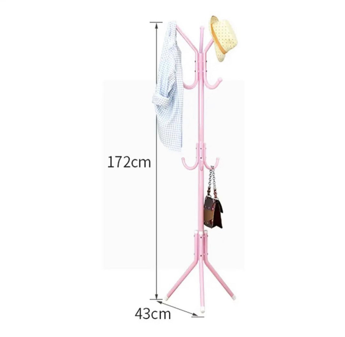 6 Hooks Metal Coat Hanger