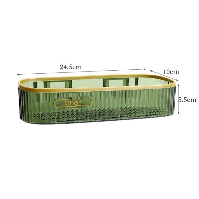 Acrylic Luxury Wall Mounted Corner Shelf Rack