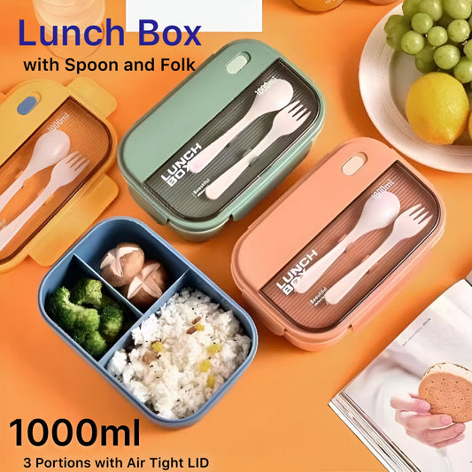 1000ml Fork and Spoon Lunch Box