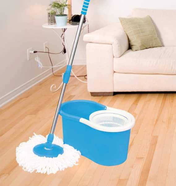 360 Rotating Spin Mop Bucket With Wheels