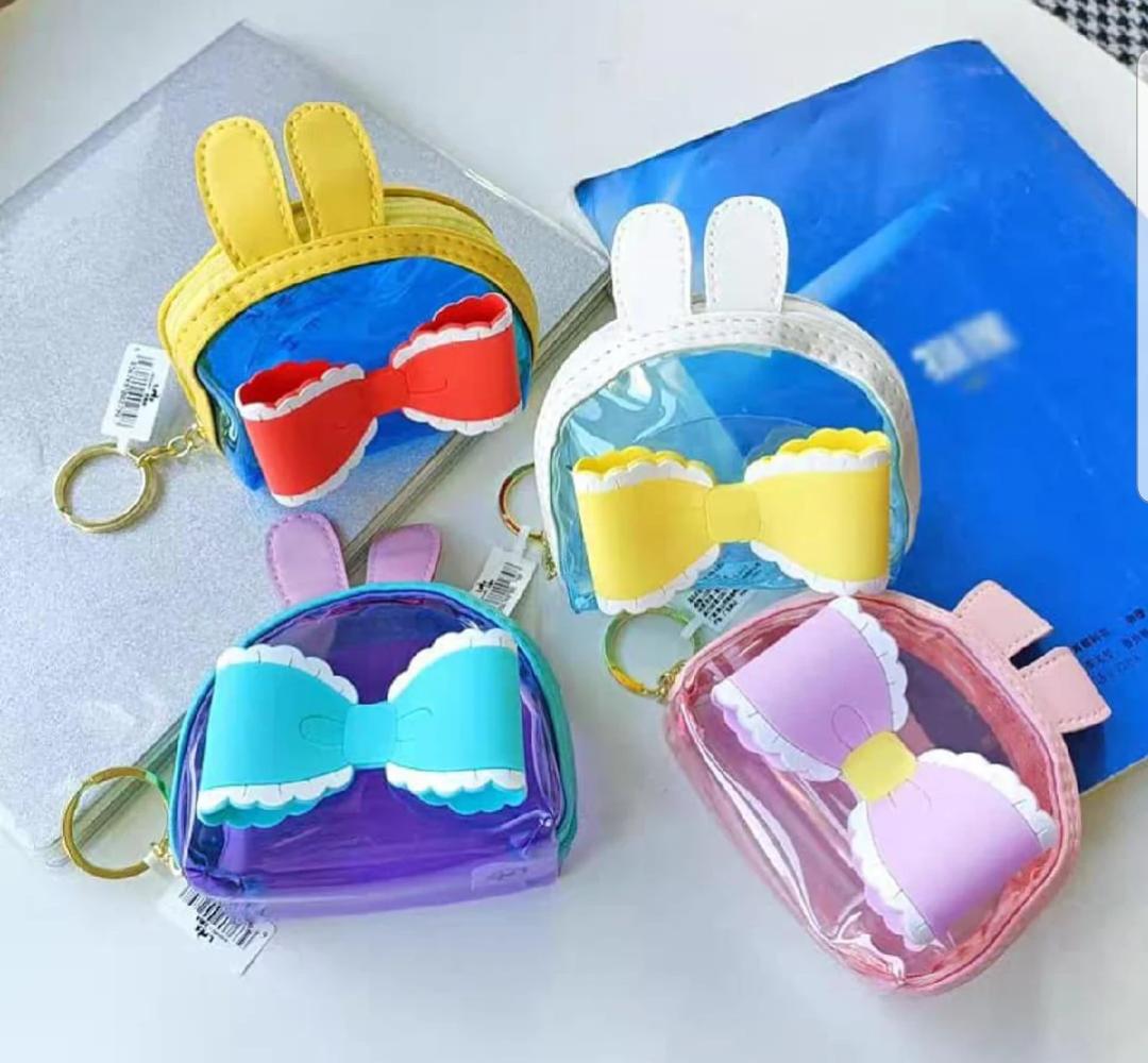 Cute Mini Bow Keychain Pouch