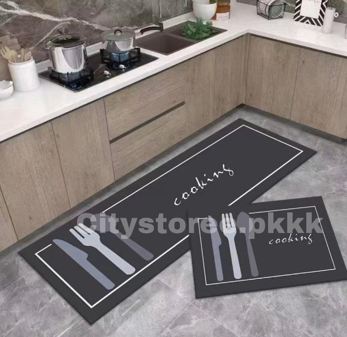 2 Pc Bathroom Floor Mat