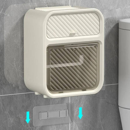 Wall Mounted Tissue Holder with Drawer