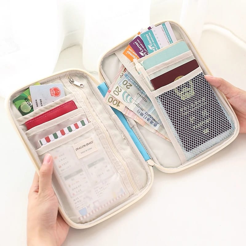 Multifunctional Storage Travel Documents Wallet