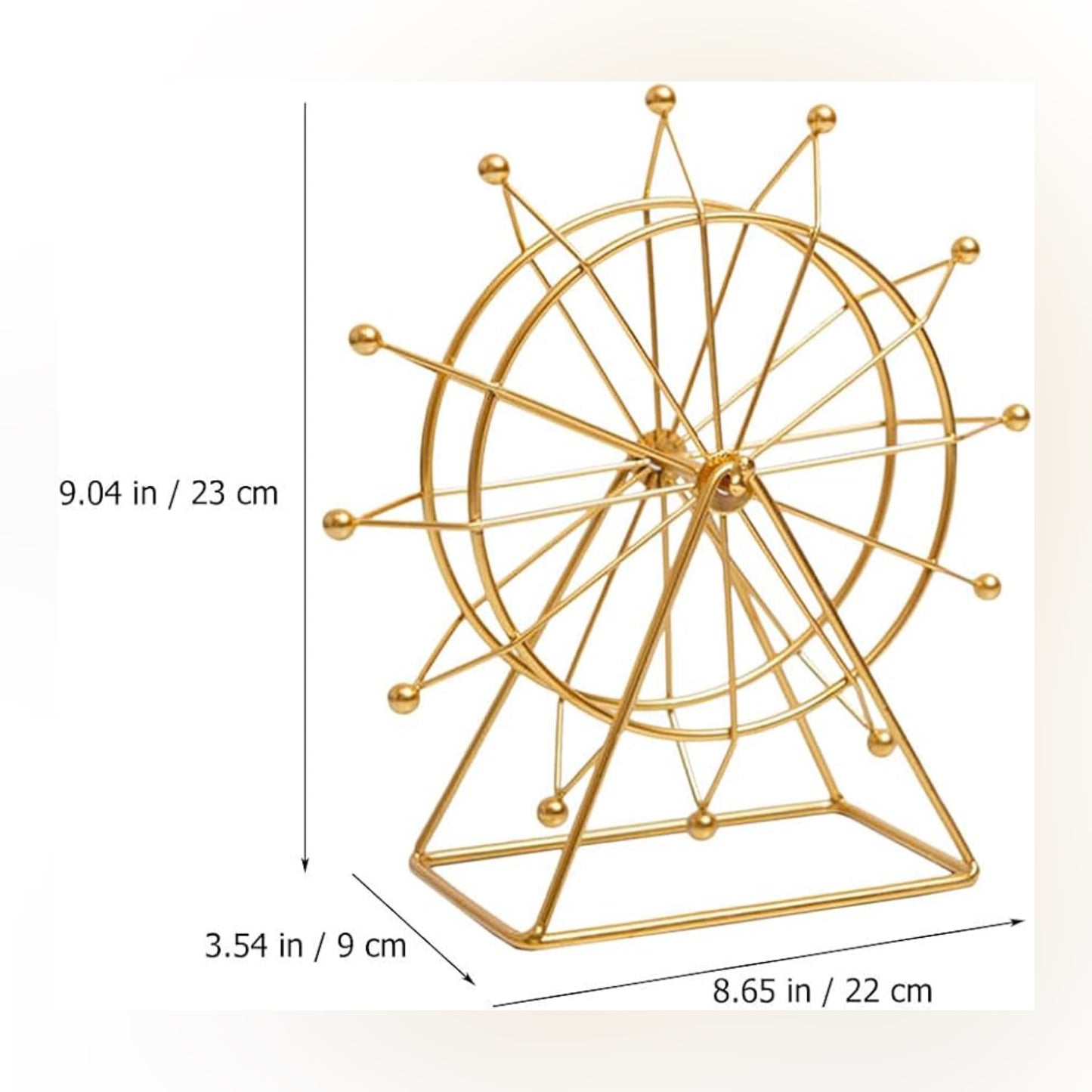 Rotatable Metal Ferris wheel for Decoration