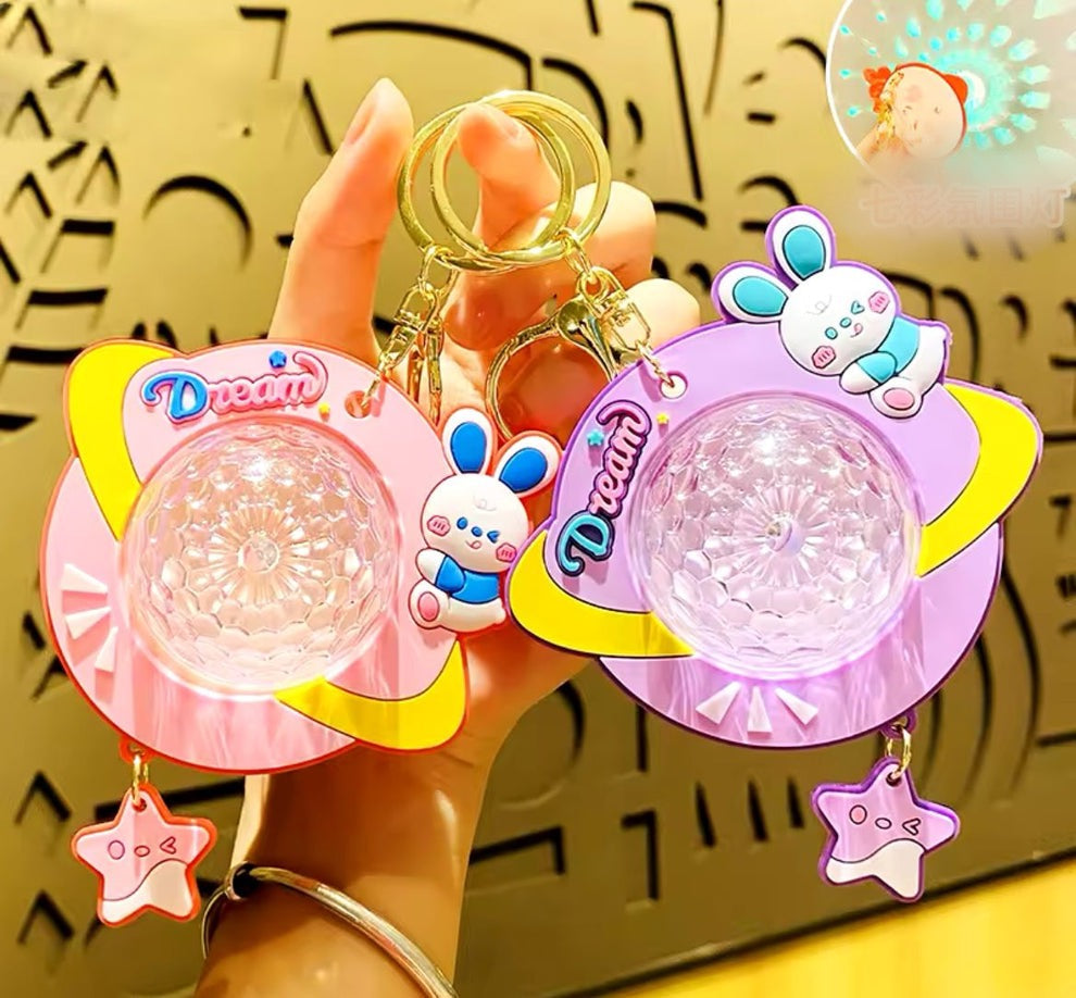 Space Design Keychain for Kids