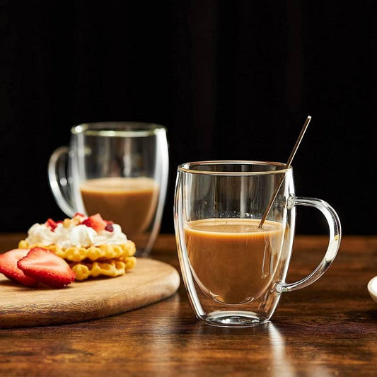 350ml Double Wall Coffee Glass