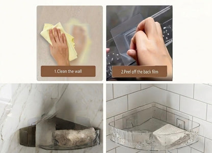 Glacier Wall-Mounted Shelf Rack