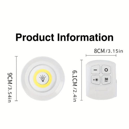 Pack of 3 Led Lights Set with Remote