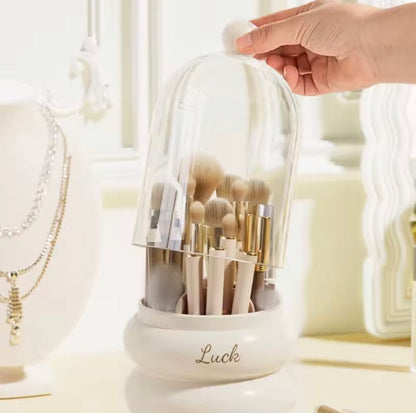 360 Rotation Brush Holder with Lid