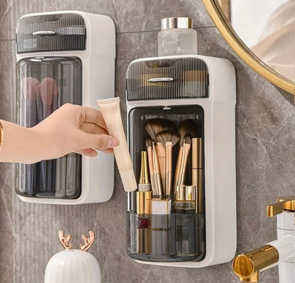 Rotating Makeup Cosmetic Storage Cabinet