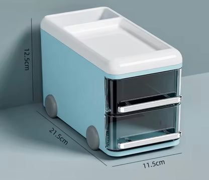 Bus Stationary Holder with Drawers