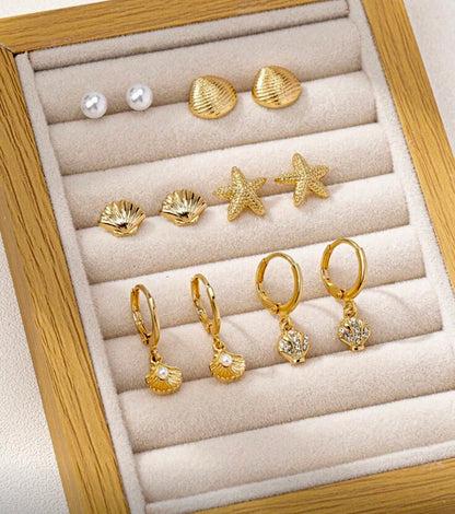 Pack of 6 Pairs Earrings Gift Set