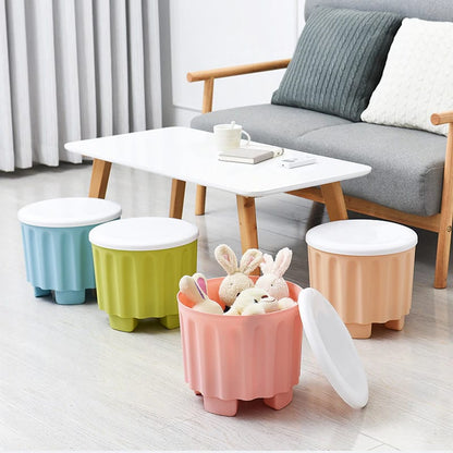 2 in 1 Kids Storage with Stool