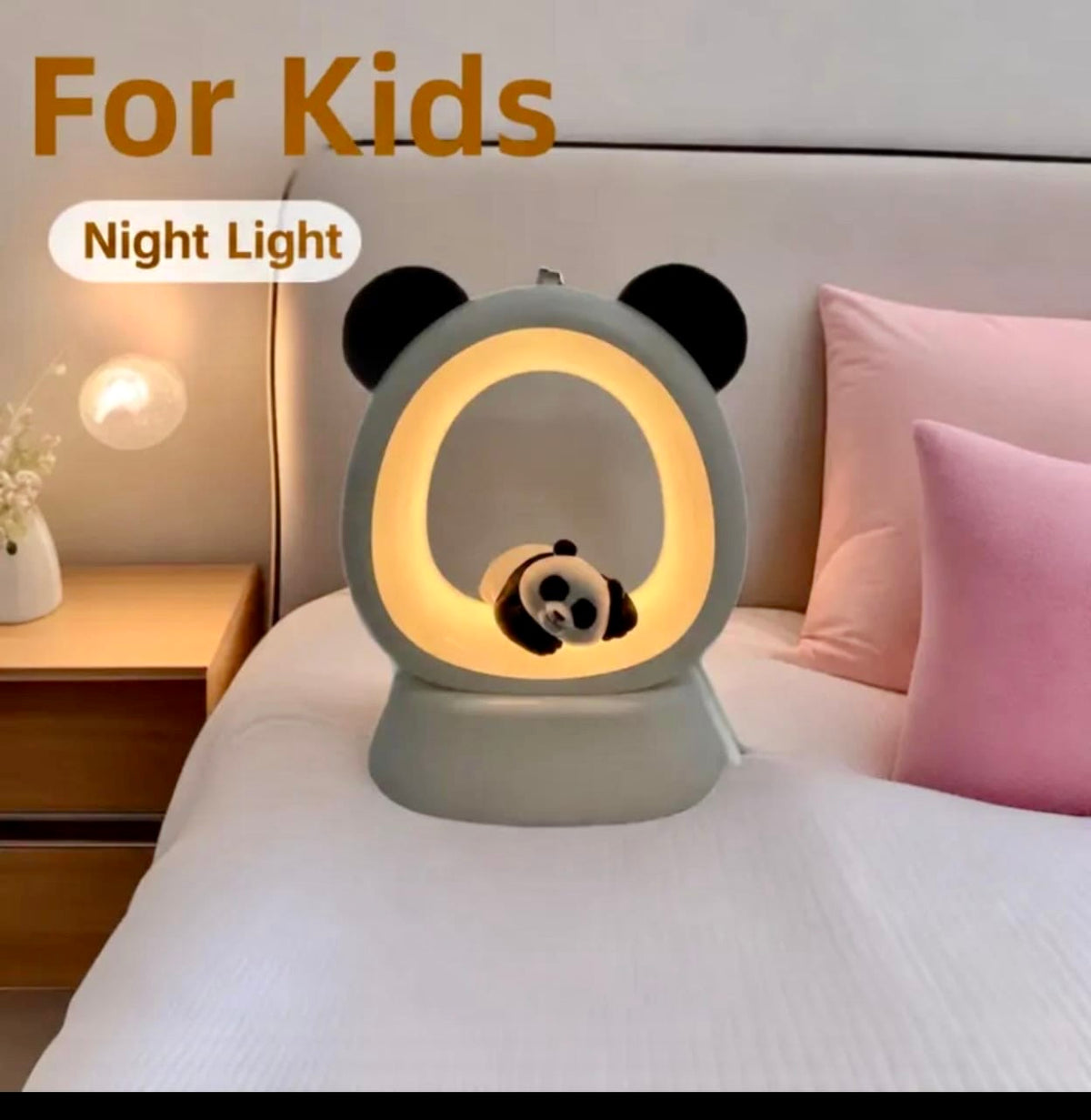 Rechargeable Panda Led Night Lamp for Kids