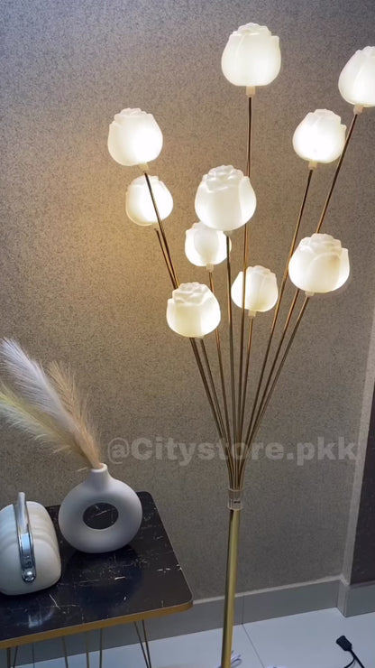 5ft Led Flower Rose Corner Floor Lamp